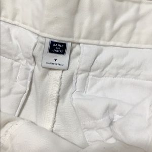 Janie and Jack Bottoms - White shorts Janie and Jack Bottoms - White shorts